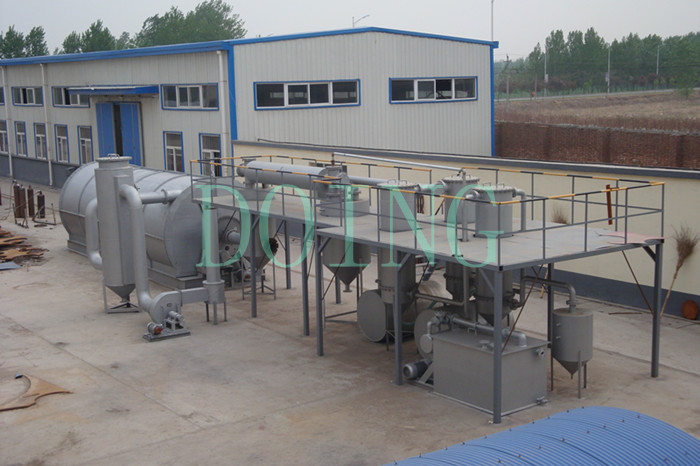 waste tyre pyrolysis machine