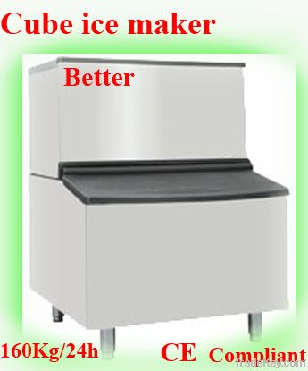 160kg/24hours Cube ice maker