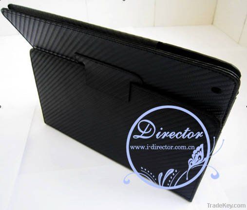 DIRECTOR Apple iPad 2 Carbon Fiber Leather Case