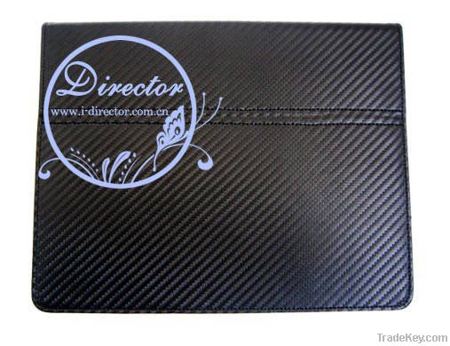 DIRECTOR Apple iPad 2 Carbon Fiber Leather Case