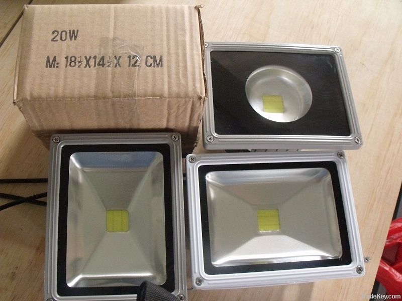 20W 12v led flood light, IP65, 3200K/6500K