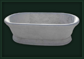 stone bathtub