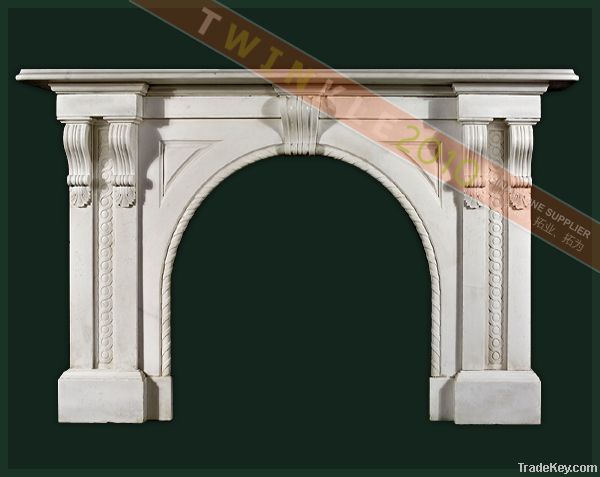 fireplace mantel