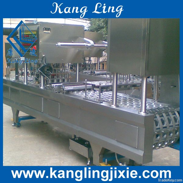 QCF pneumatic cups filling and sealing machine