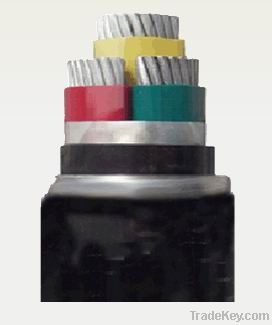 Alumnium PVC insulated, thin steel wire armored PVC sheathed Cable