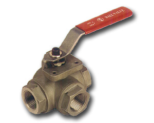 3-WAY BALL VALVE THREAD END