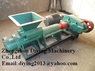 Coal and charcoal extruder machine