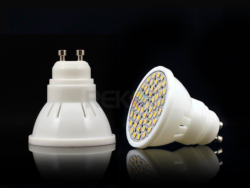 GU10 Good Plastic 51-3528SMD led spot light