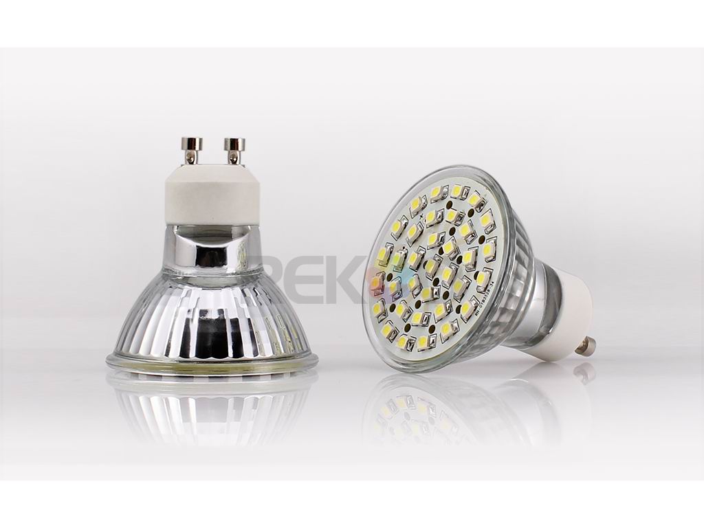 GU10 Glass 34-3528SMD led spot light