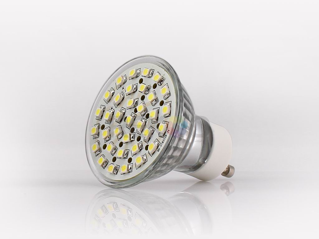 GU10 Glass 34-3528SMD led spot light