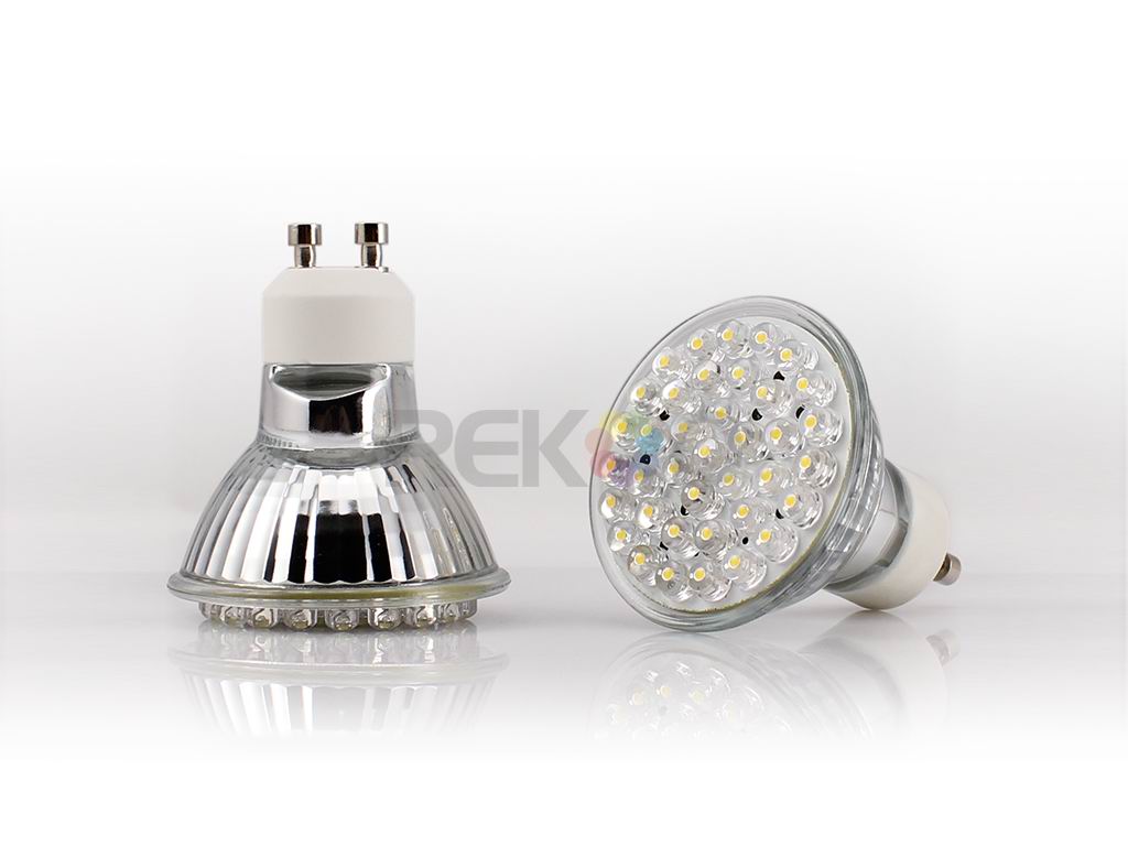 GU10 Glass 38Ã5MM led spot light