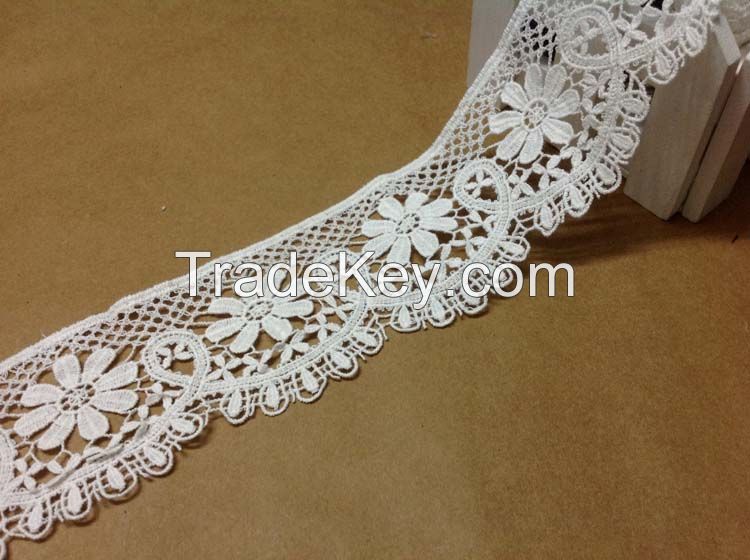 5.5 cm saw teeth edge special style cotton lace trim 