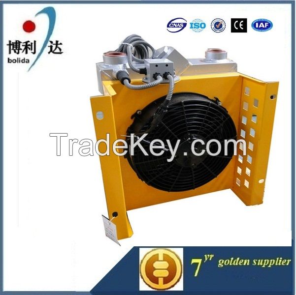 hydraulic oil cooler with DC 24V/12V fan