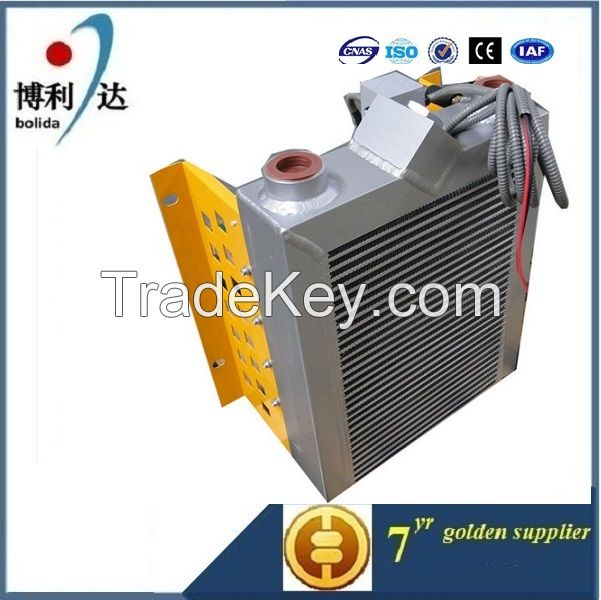 hydraulic oil cooler with DC 24V/12V fan