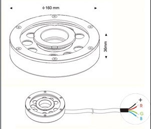 led fountain light-94193