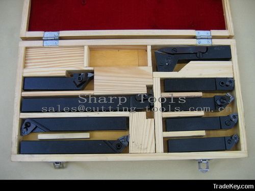 9Pcs Indexable Carbide Turning Tool Sets