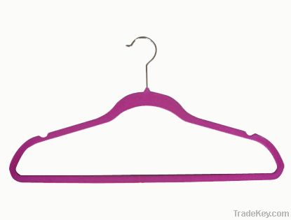 suit velvet hanger with indent positions