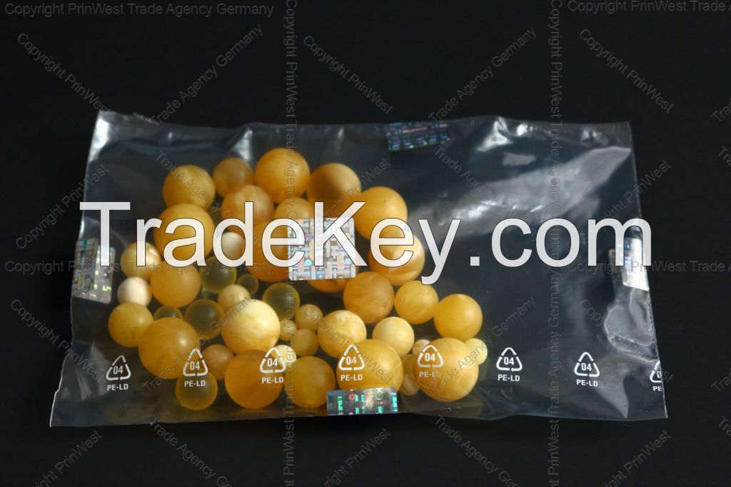 ORIGINAL BALTIC AMBER  FORMED BEADS