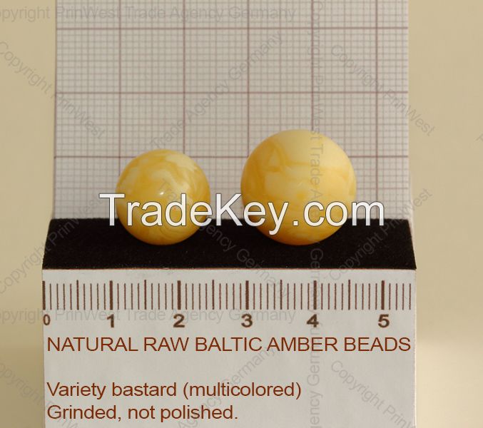 ORIGINAL BALTIC AMBER  FORMED BEADS