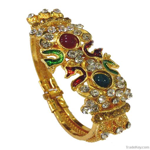 antique fashion designer trendy gold plated bangles