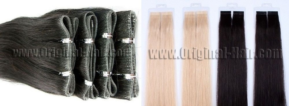 Skin Weft/Tape-In Remy Human Hair