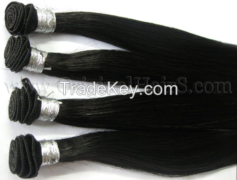 HandTied/Made Weft Remy Human Hair