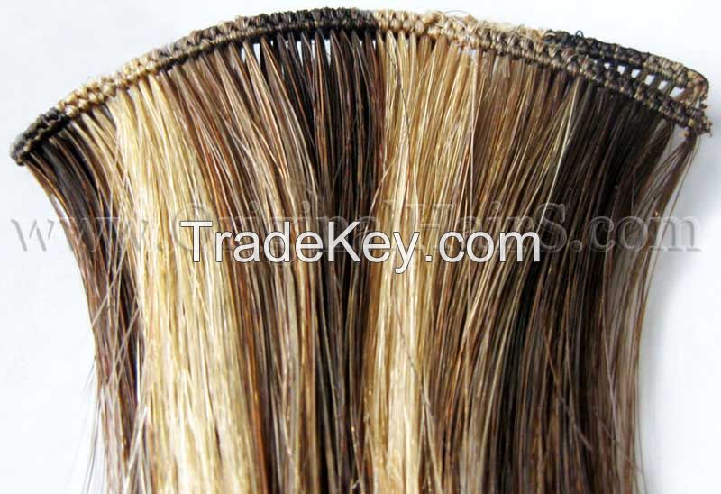 HandTied/Made Weft Remy Human Hair