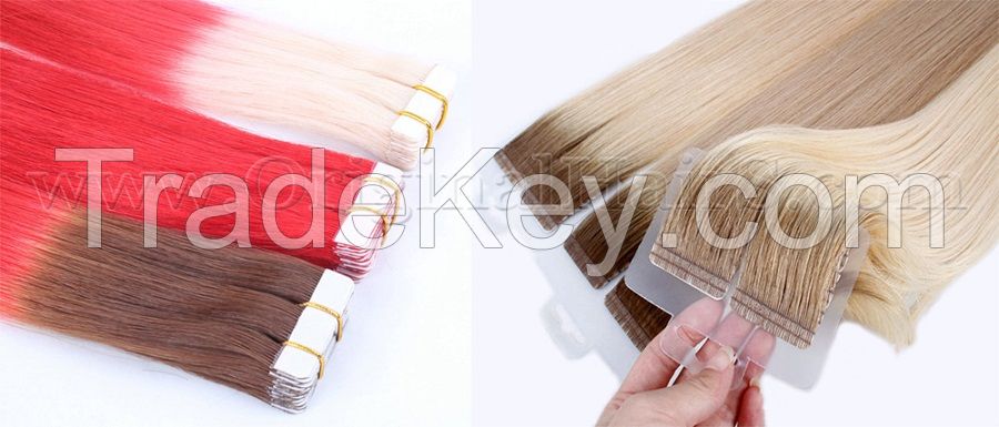 Skin Weft/Tape-In Remy Human Hair