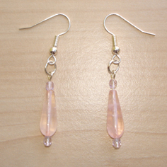 Rose Quartz Earrings