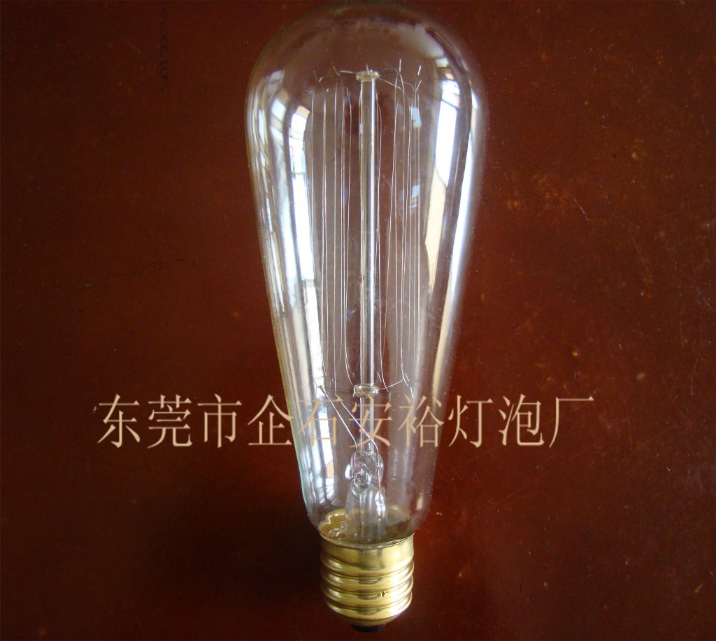 Hot Sale ST64 Edison Bulbs, E27 Vintage FilameBulbs, 25W Antique Bulbs