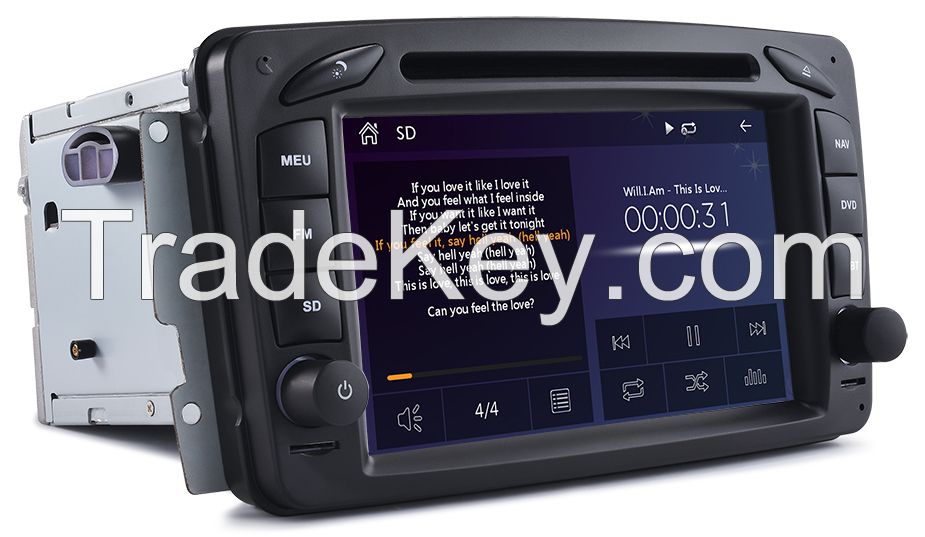 car dvd player for Benz A-W168(1998-2002)/C-W203(2000-2005)/CLK-C209(1998-2004)/CLK-W209(1998-2004)/G-W463(1998-2004)/Vito(2004-2006)/Vaneo(2002-2005)/Viano(2004-2006)