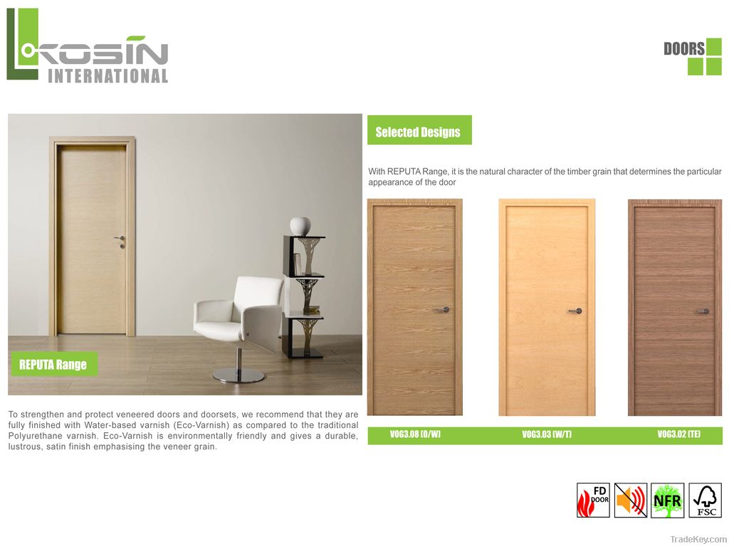 KOSIN - Reputa Veneer Door Series