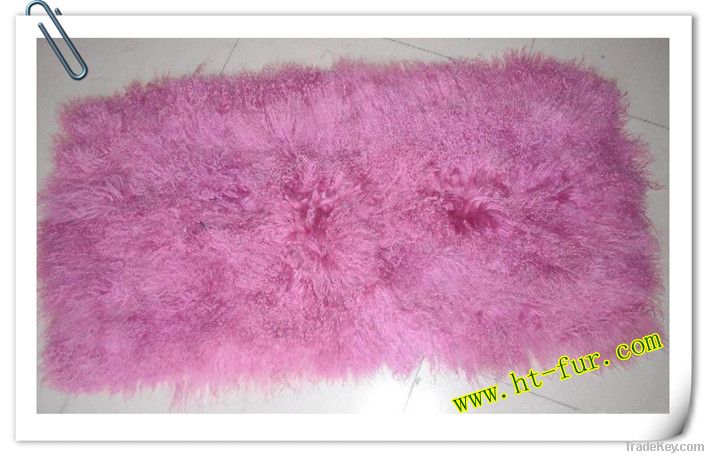 Tibet Lamb Fur Plate with Different Colors