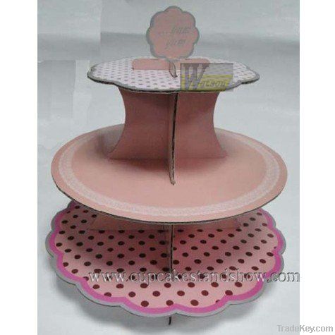 adult or children&#039;s party cardboard cupcake stand