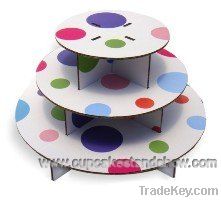 cardboard cupcake stand