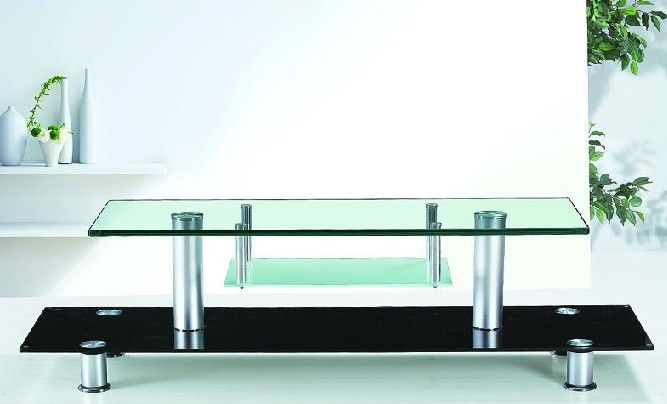 Glass tv stand