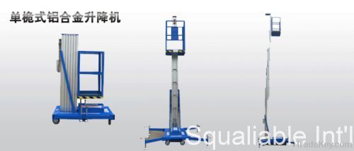 Single Mast Aluminum Lift