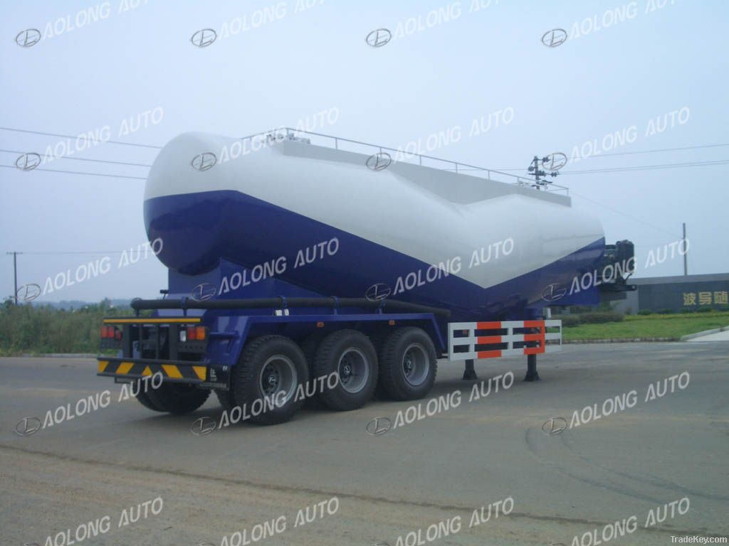 3 Axles Bulk Cement Tanker Semi Trailer