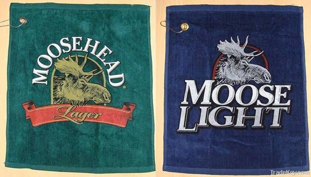 Embroidered Golf Towels  (100% Cotton)