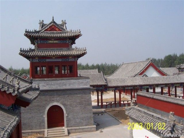 unglazed clay roof tiles