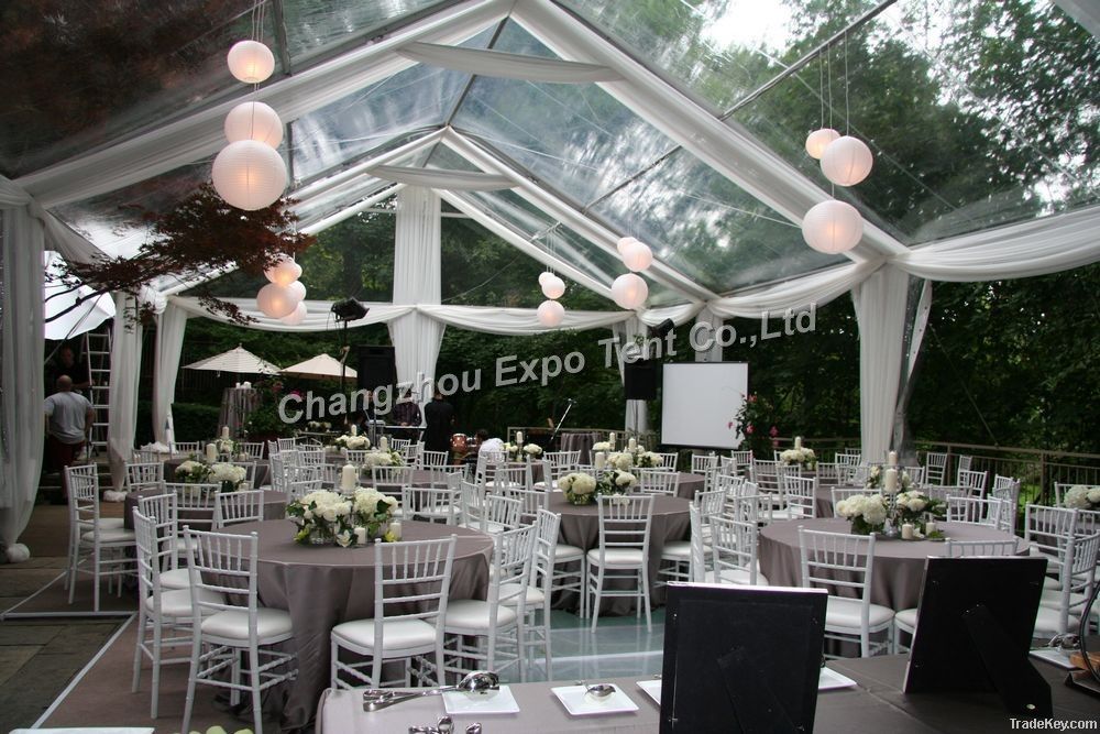 Hot selling!!! Transparent Party Tent 10x30m for 250people