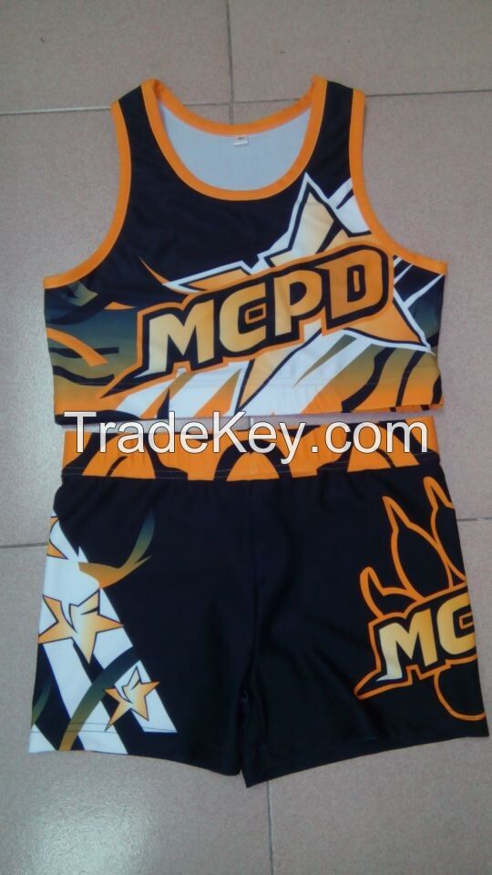 2013 new custom design cheerleading uniform , training set