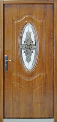 PVC film glass security doors