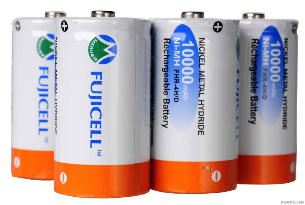 FUJICELL NiMH Rechargeable Battery D10000mAh