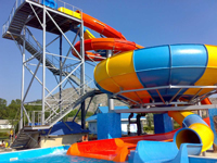 Water park , outdoor playground equipment