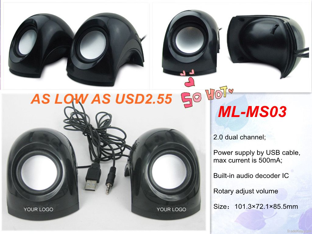 hot sale cheap price portable usb speaker