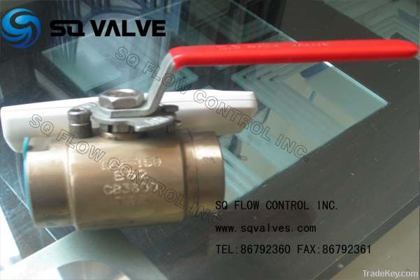 one piece forged ball valve