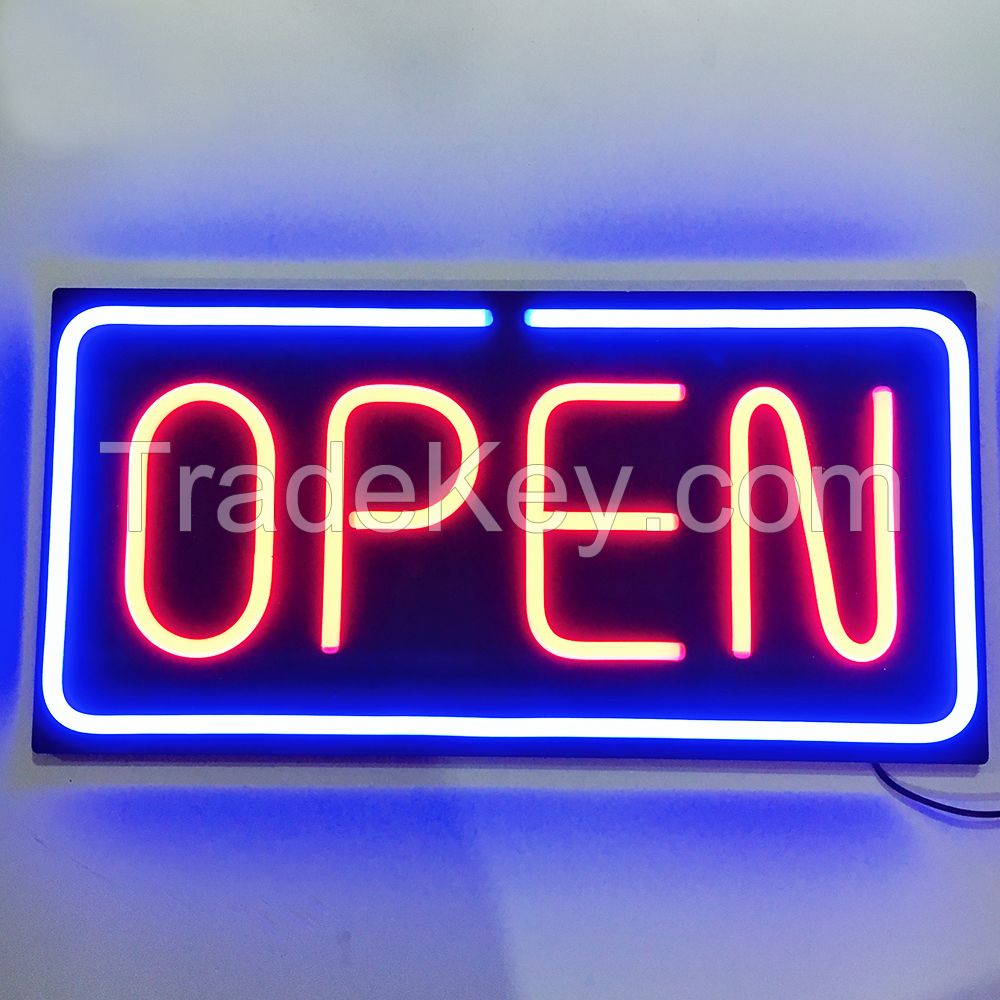 Customized LED Neon Bar PIZZA Open Sign For Shop, Bar, Store, Home Decoration 40*20cm