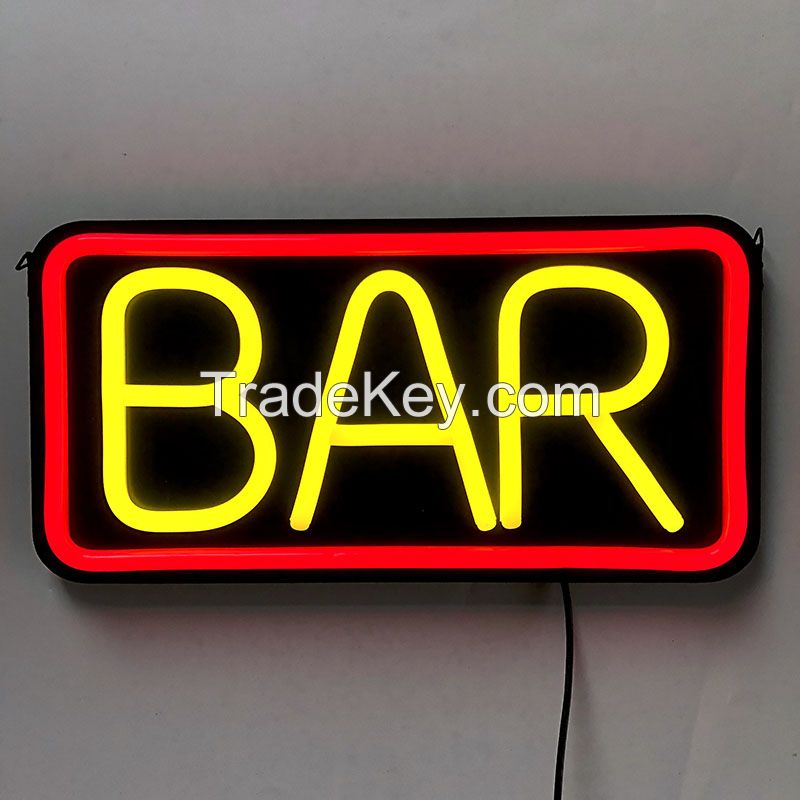 Customized LED Neon Bar PIZZA Open Sign For Shop, Bar, Store, Home Decoration 40*20cm