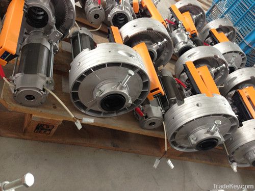 Central motor for roller shutter door